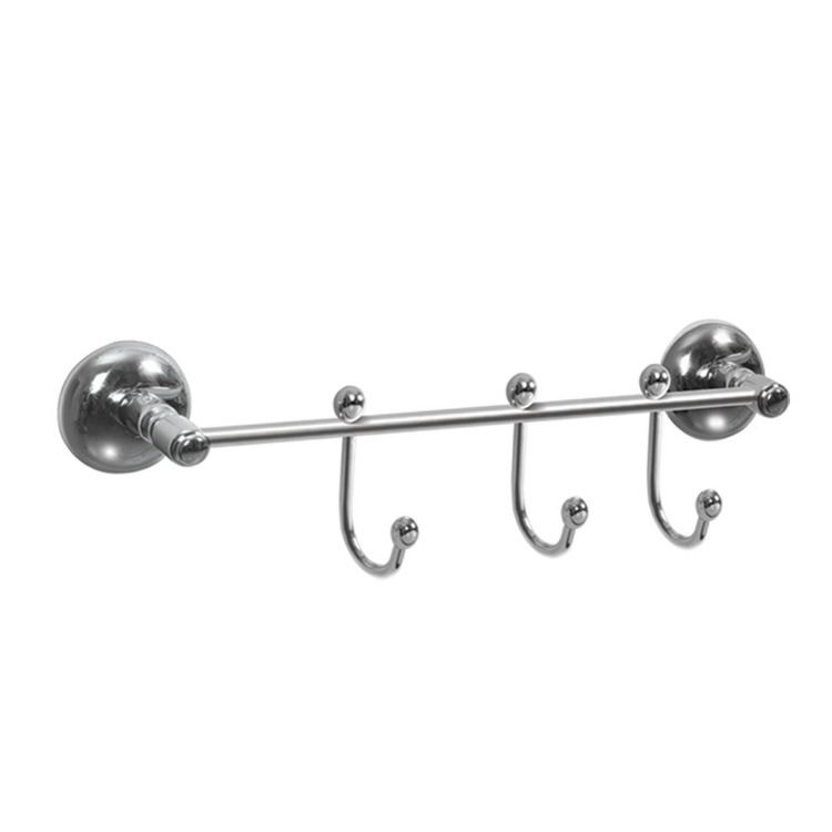 Çelik Ayna 3'lü Askı Krom