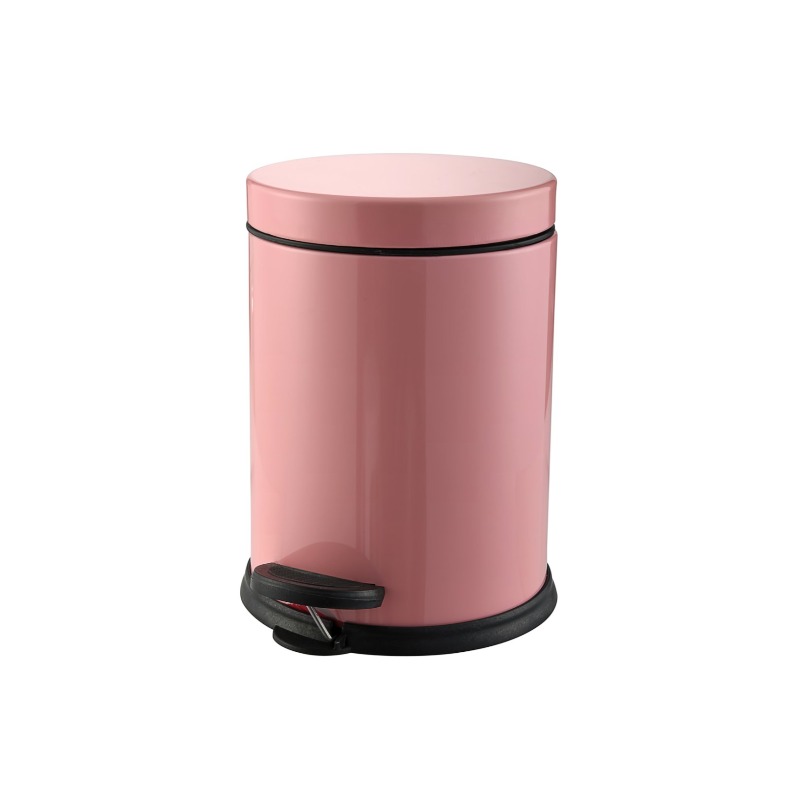 Çelik Ayna Renkli 3 lt Çöp Kovası Pedallı
