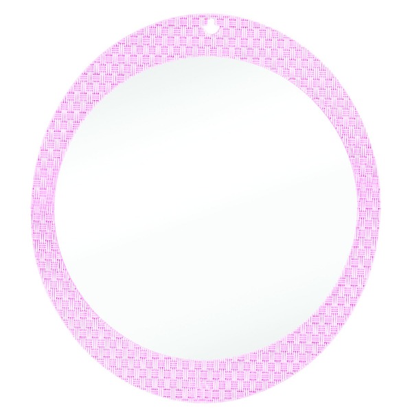 Çelik Ayna Oval Hasır Ayna 31x28 cm