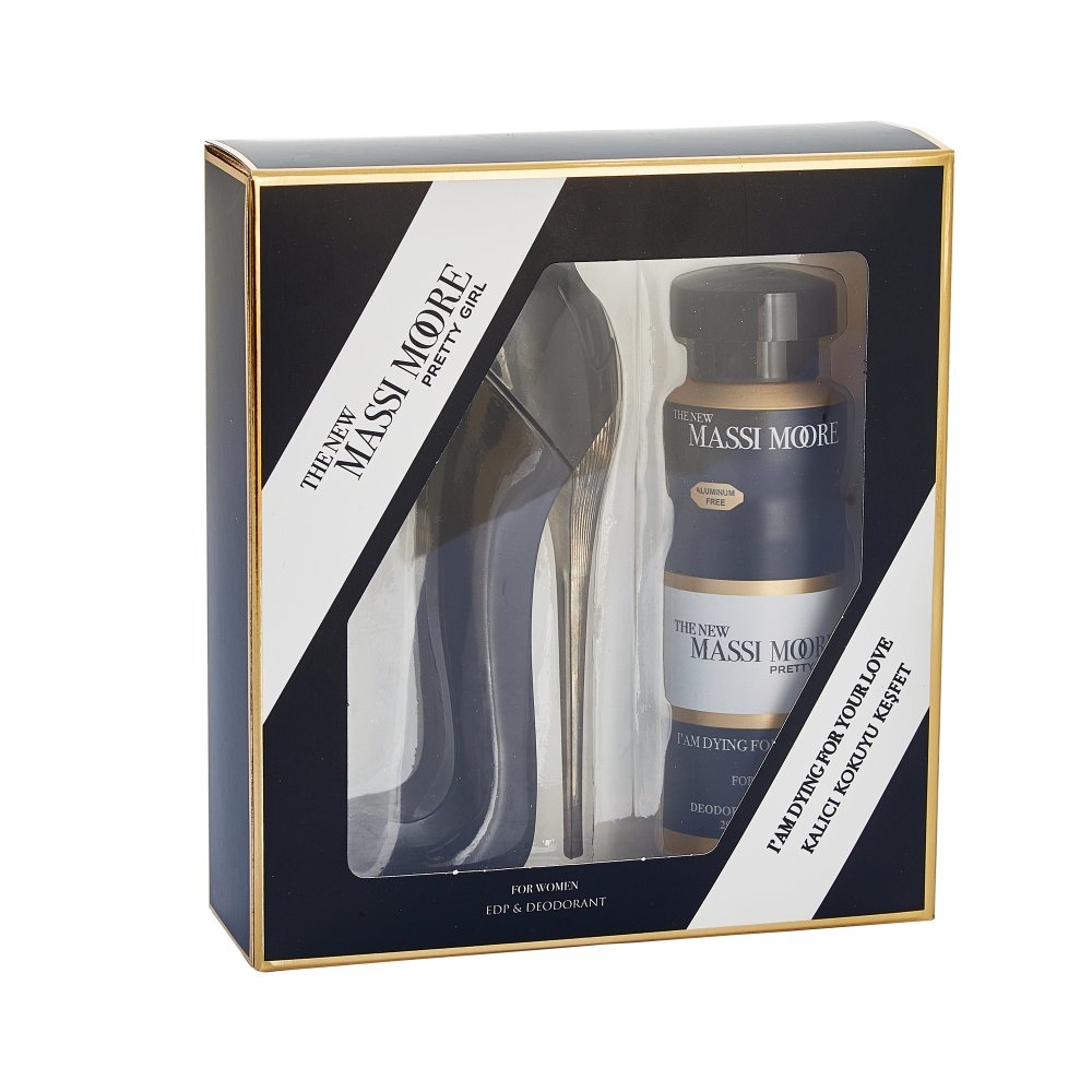 The New Massi Moore Pretty Girl Kadın Parfüm Deodorant Set