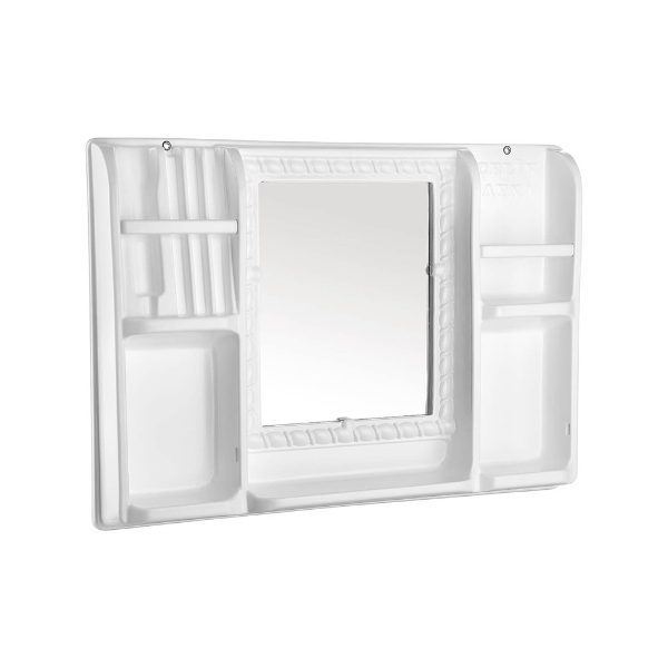 Çelik Ayna Hazneli Lavabo, Banyo Aynası