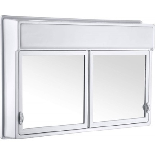 Çelik Ayna Işıklı Banyo Dolabı