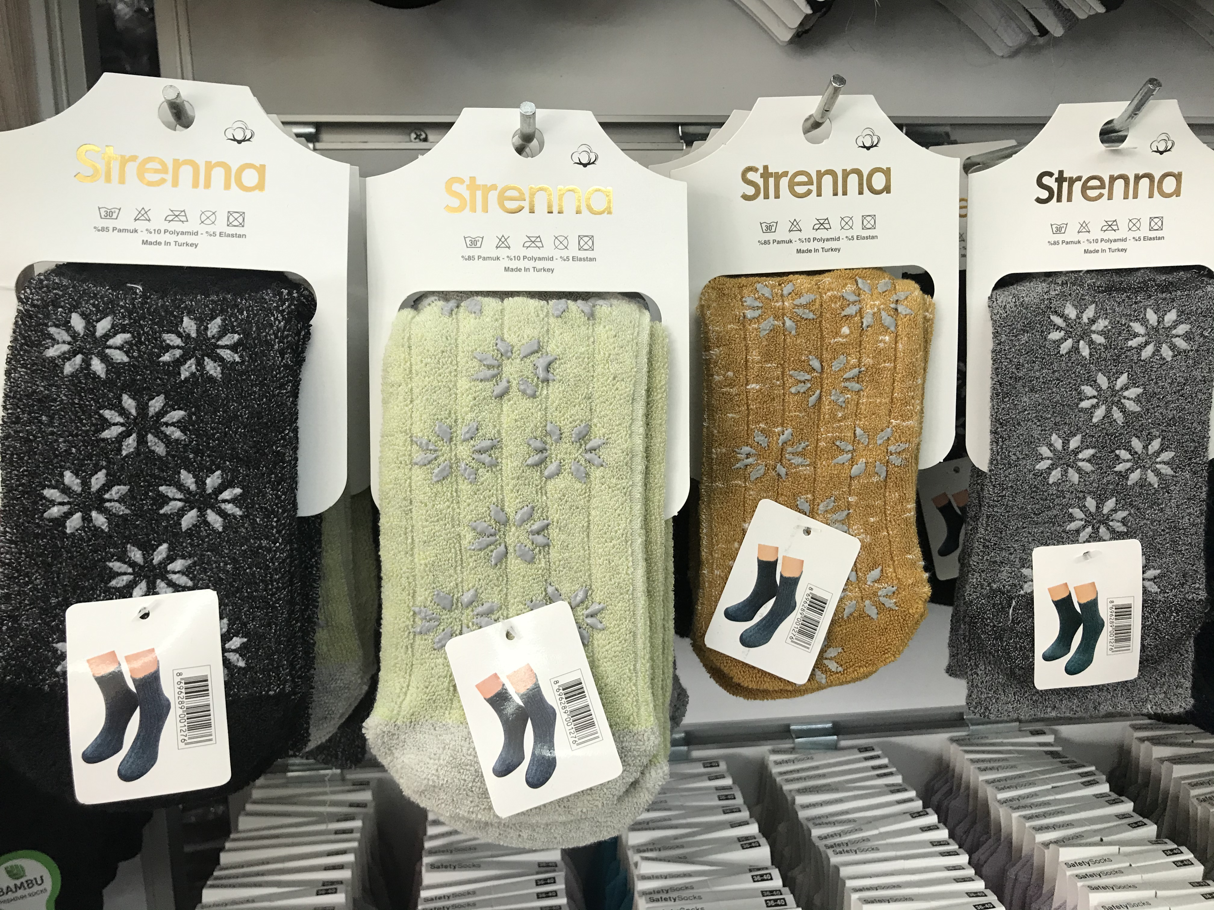 Strenna Termal 3’lü abs bayan soket çorap